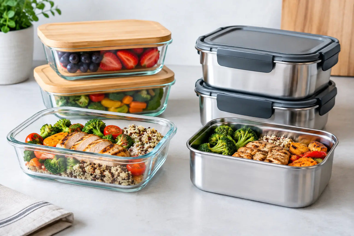 Glass Versus Stainless Lunch Containers