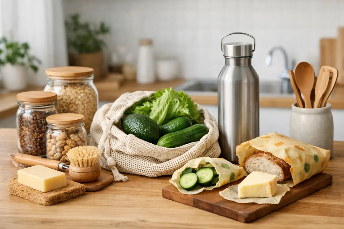 Plastic Free Kitchen Guide for Everyday Swaps