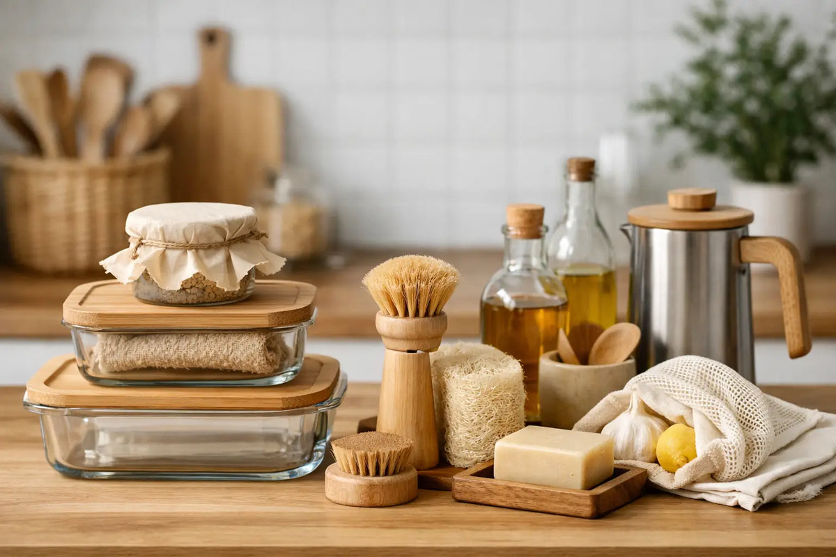 Plastic Free Kitchen Essentials That Earn Their Space