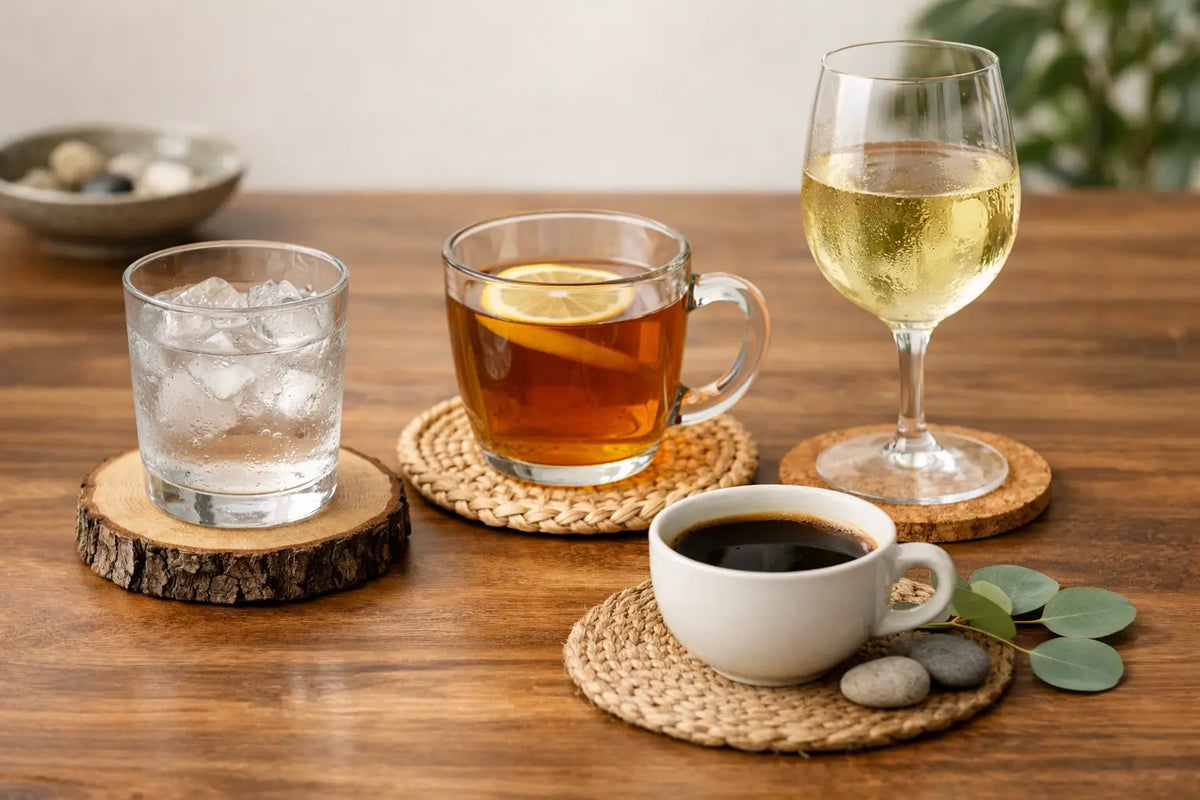 Natural Drink Coasters for Table That Work