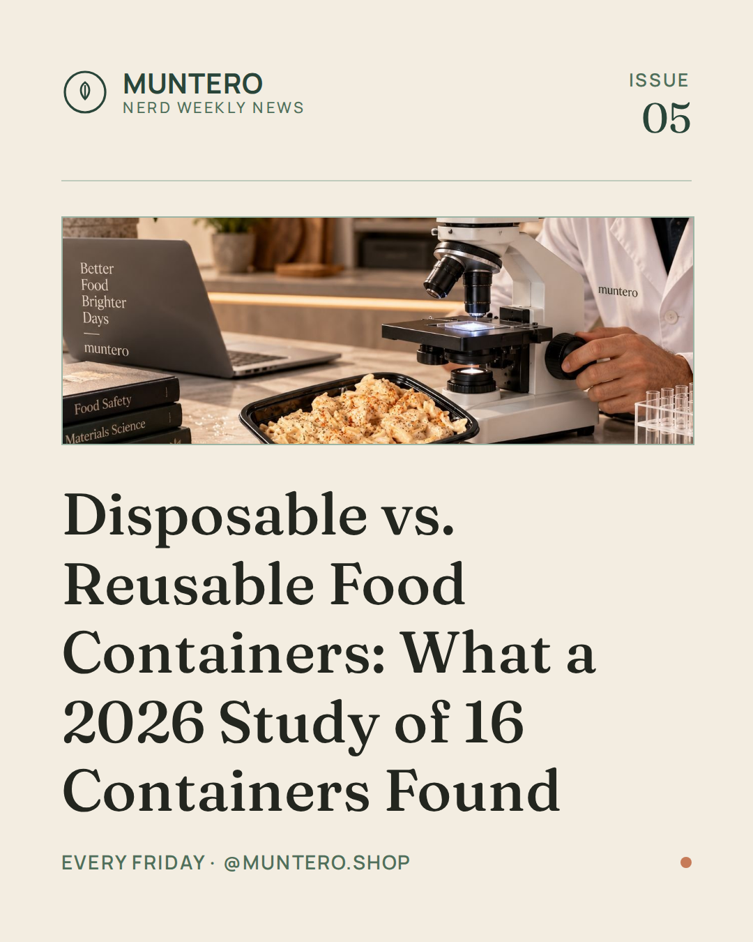 Disposable vs. Reusable Food Containers: What a 2026 Study of 16 Containers Found