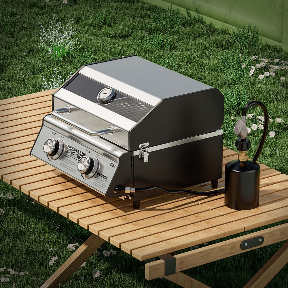 G22 | Stainless Tabletop Propane Gas Grill-1