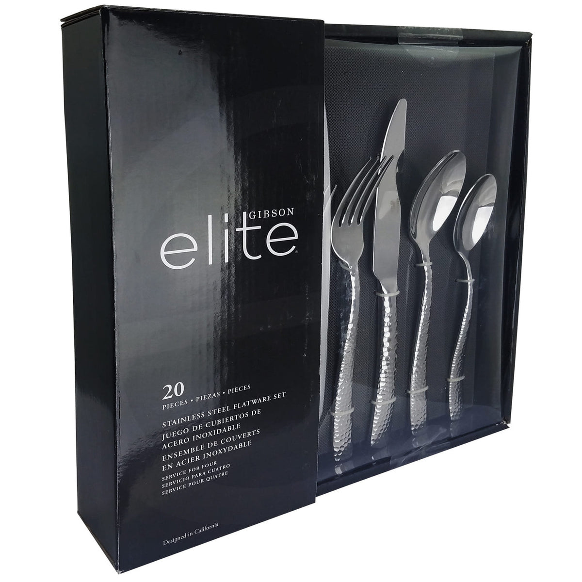 Gibson Elite Ambassador 20 Piece Stainless Steel Flatware Set-0