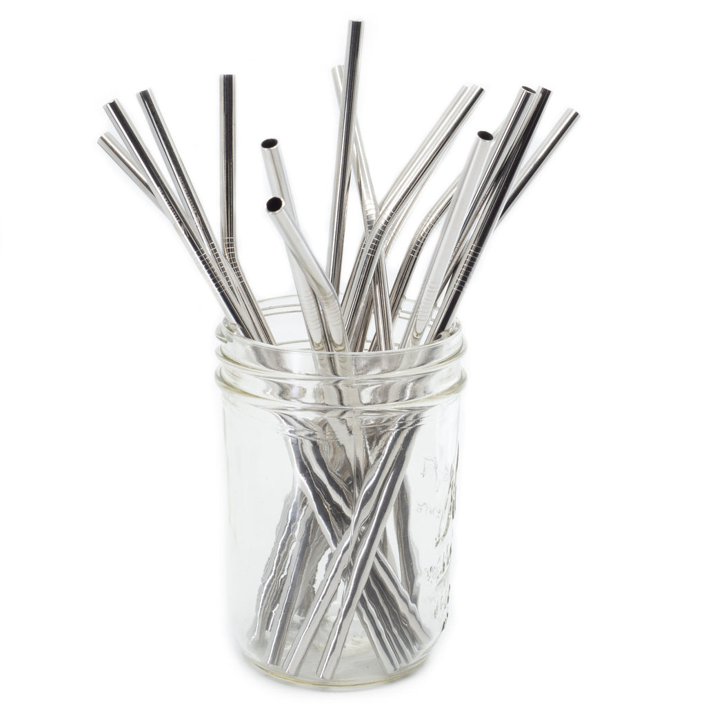 Single - Curved Metal Straws-1