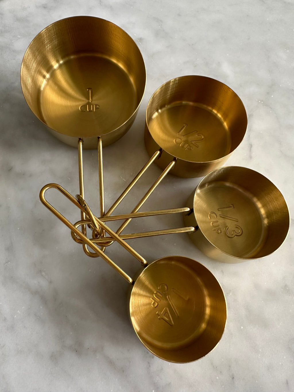 Sorrento Gold Measuring Cups & Spoons Set-2