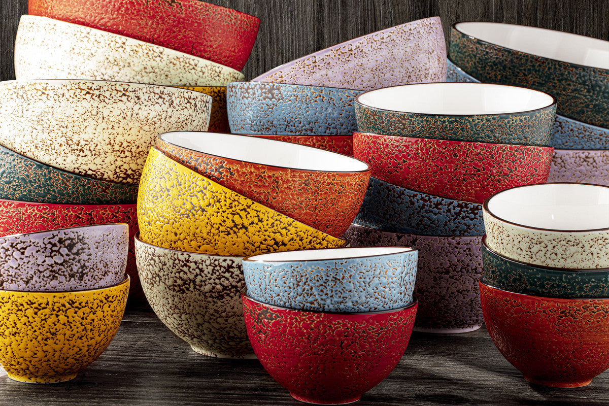 Red Porcelain Bowl 4" inch | 10.5 Cm 8 Fl Oz | 250 Ml-1
