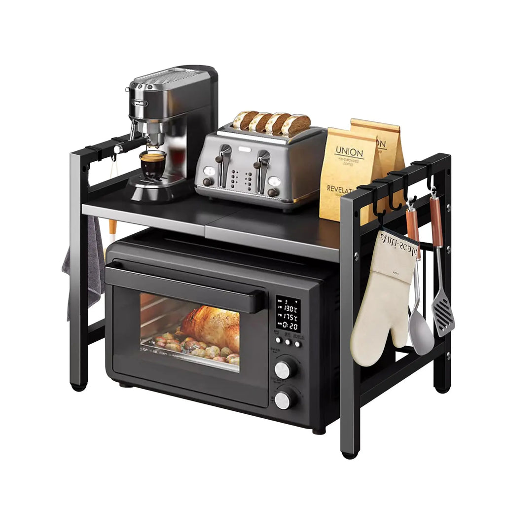 Expandable Metal Microwave Shelf