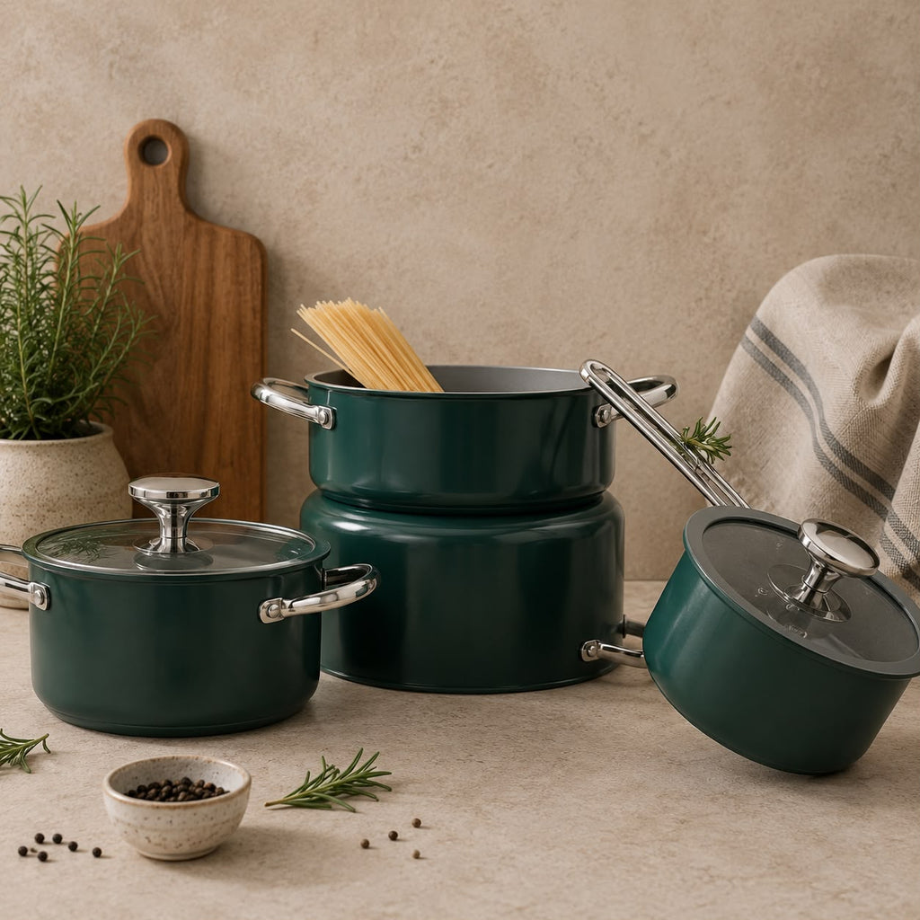 Stainless Steel Ceramic Cookware Set