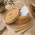 2-Tier Bamboo Steamer, 10"