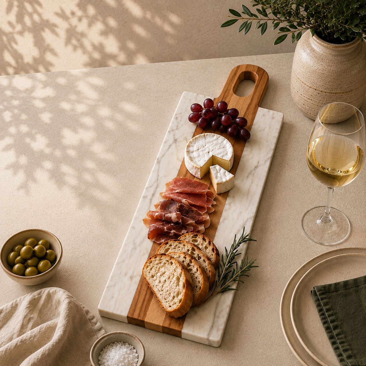 Moa Marble & Wood Long Board