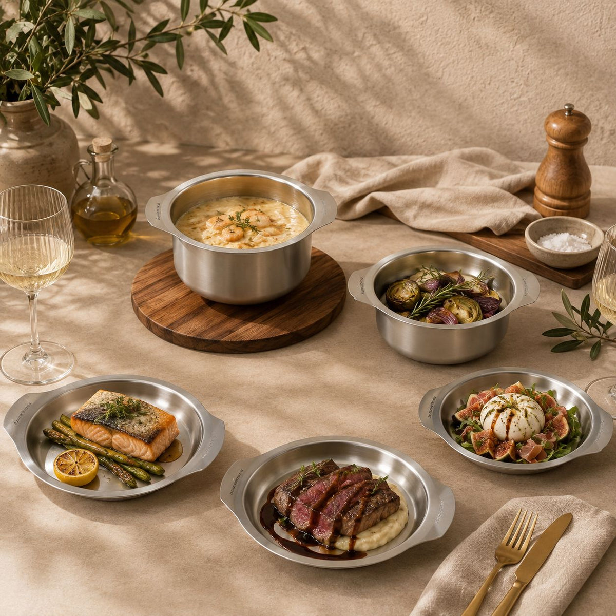 Stainless Cookware Set