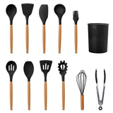 Silicone Utensil Set — 11 Pieces