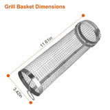 Stainless Steel BBQ Rolling Basket - 2 Pieces