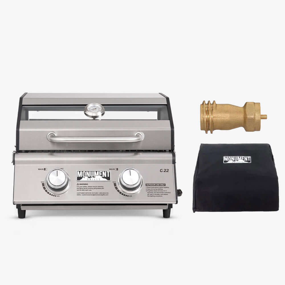 G22 | Stainless Tabletop Propane Gas Grill-6