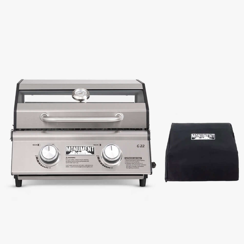 G22 | Stainless Tabletop Propane Gas Grill-5