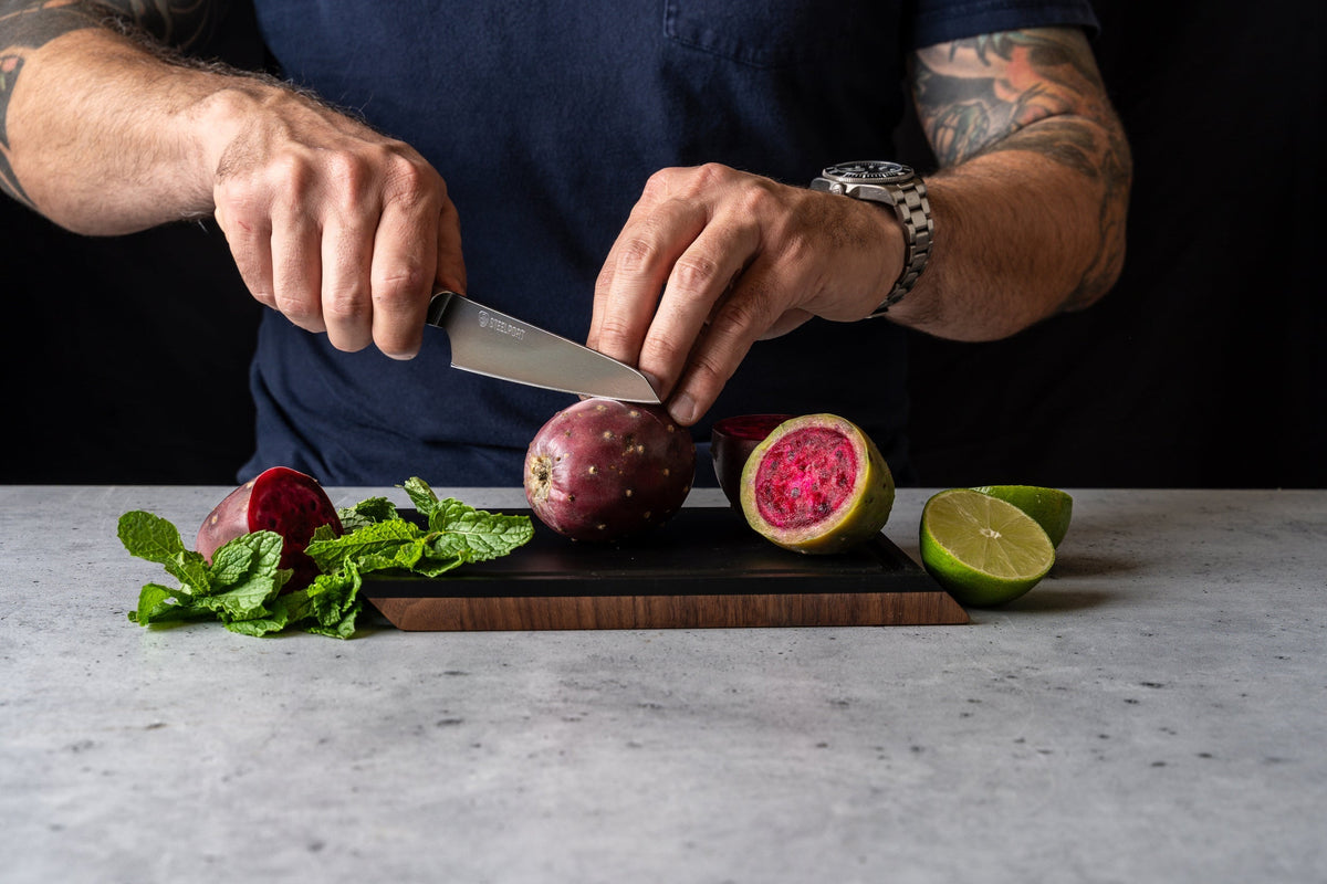 SteelCore™ 2-in-1 Walnut Cutting Board, 9"x6"-2