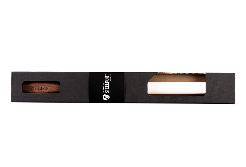 12" Oval Ceramic Honing Rod for Kitchen Knives-3