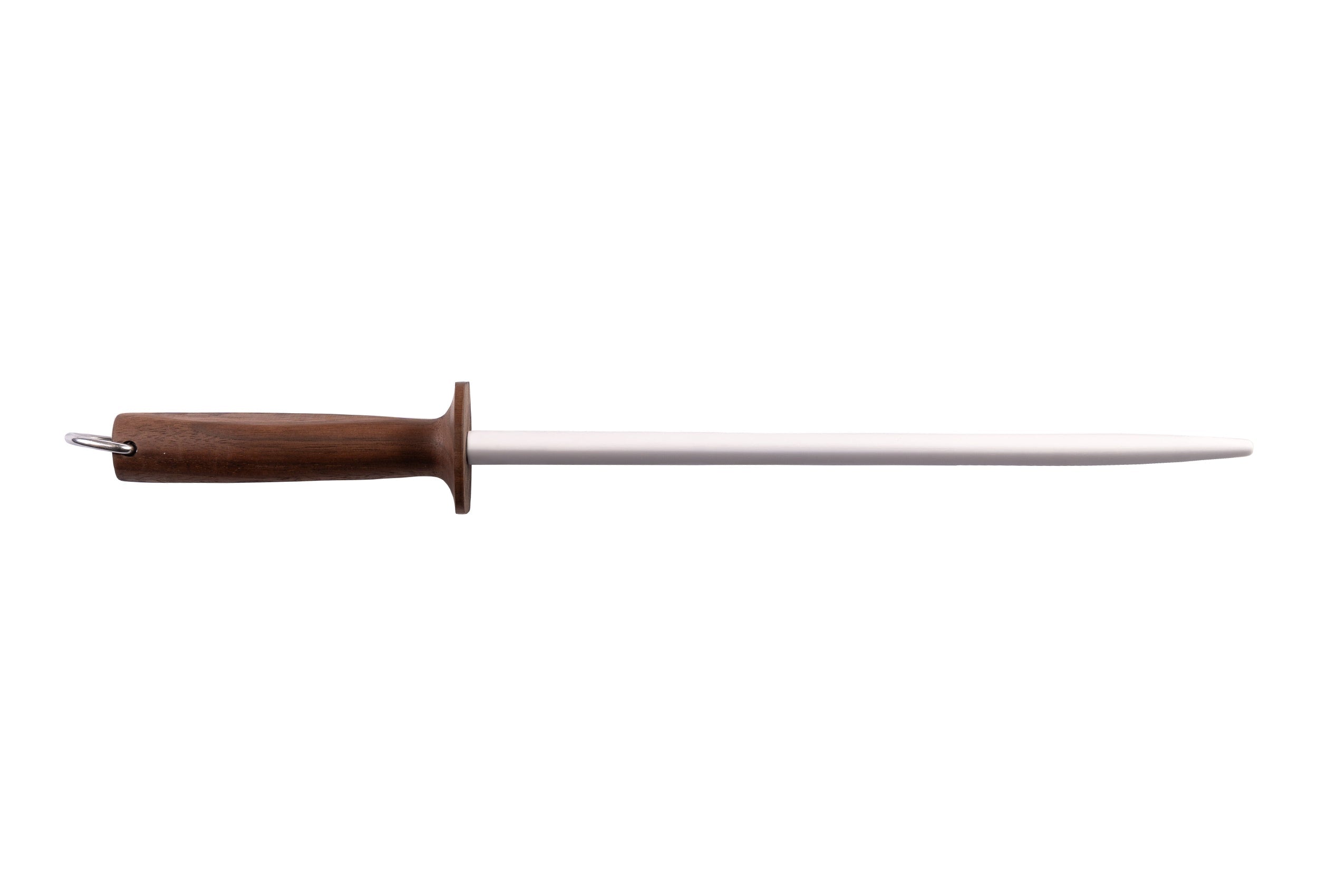 12" Oval Ceramic Honing Rod for Kitchen Knives-2